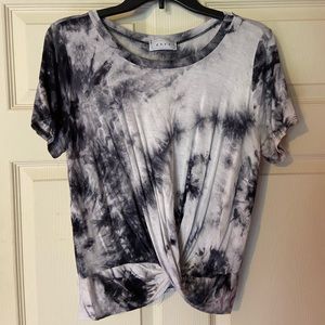 Twisted Tie-Dye Top